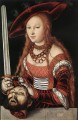 Judith avec la tête d’Holopherne Renaissance Lucas Cranach l’ancien